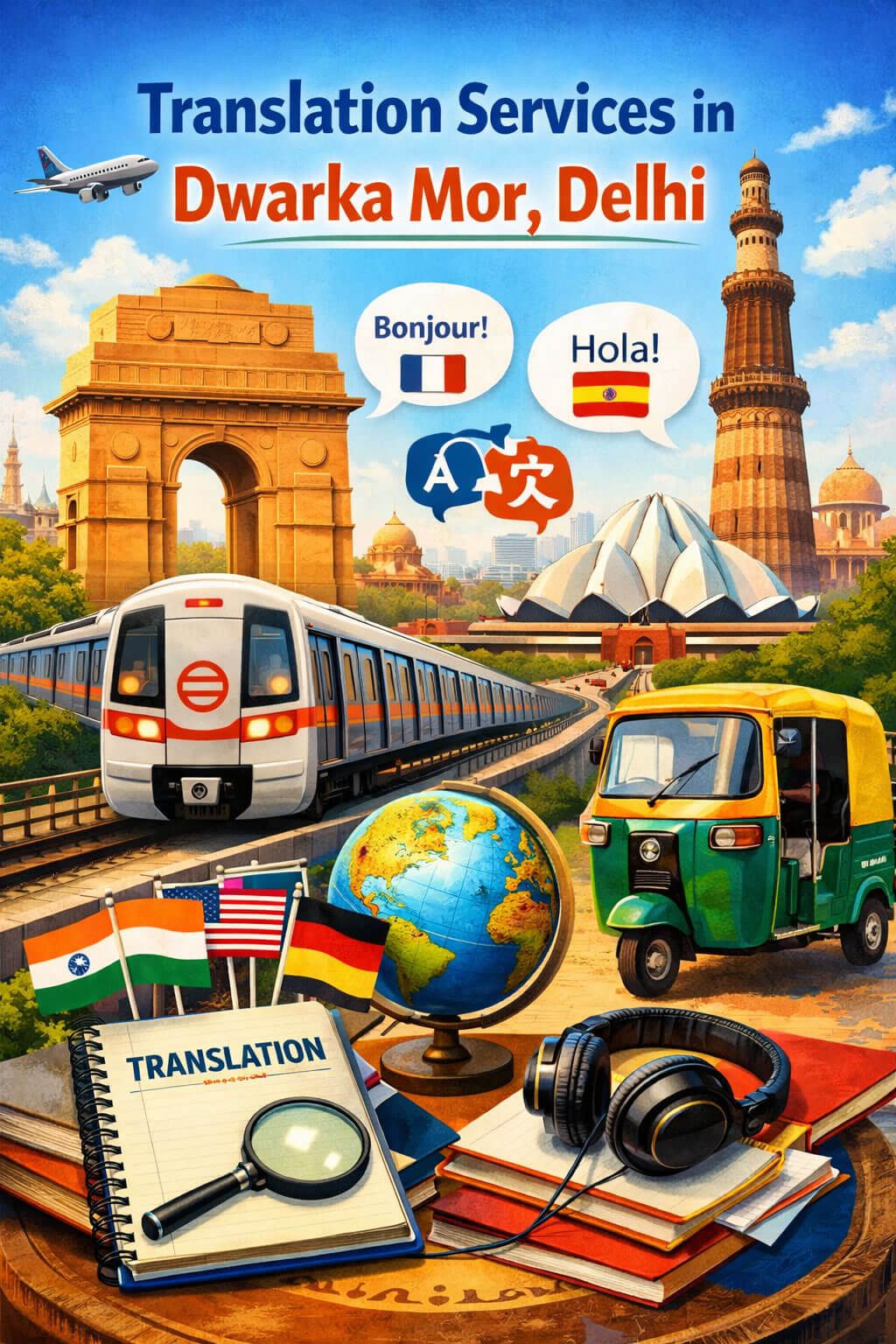 Translation Services in Dwarka Mor, Delhi (1) Translation Services in Dwarka Mor, Delhi By Innovative Language Solutions Pvt. Ltd.