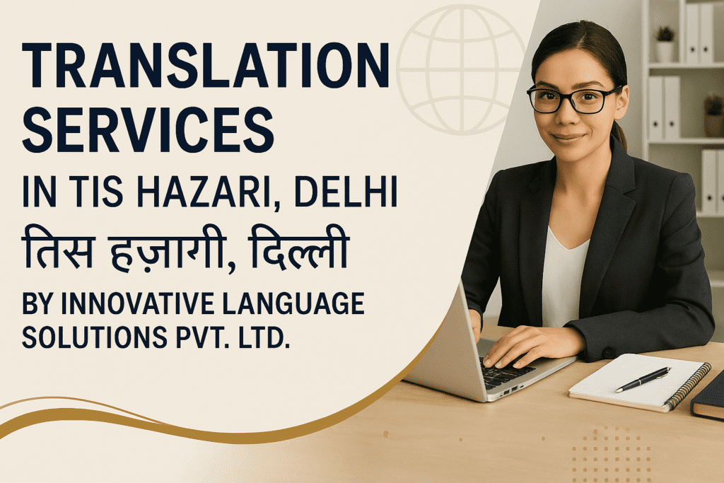 Translation Services in Tis Hazari, Delhi By Innovative Language Solutions Pvt. Ltd.